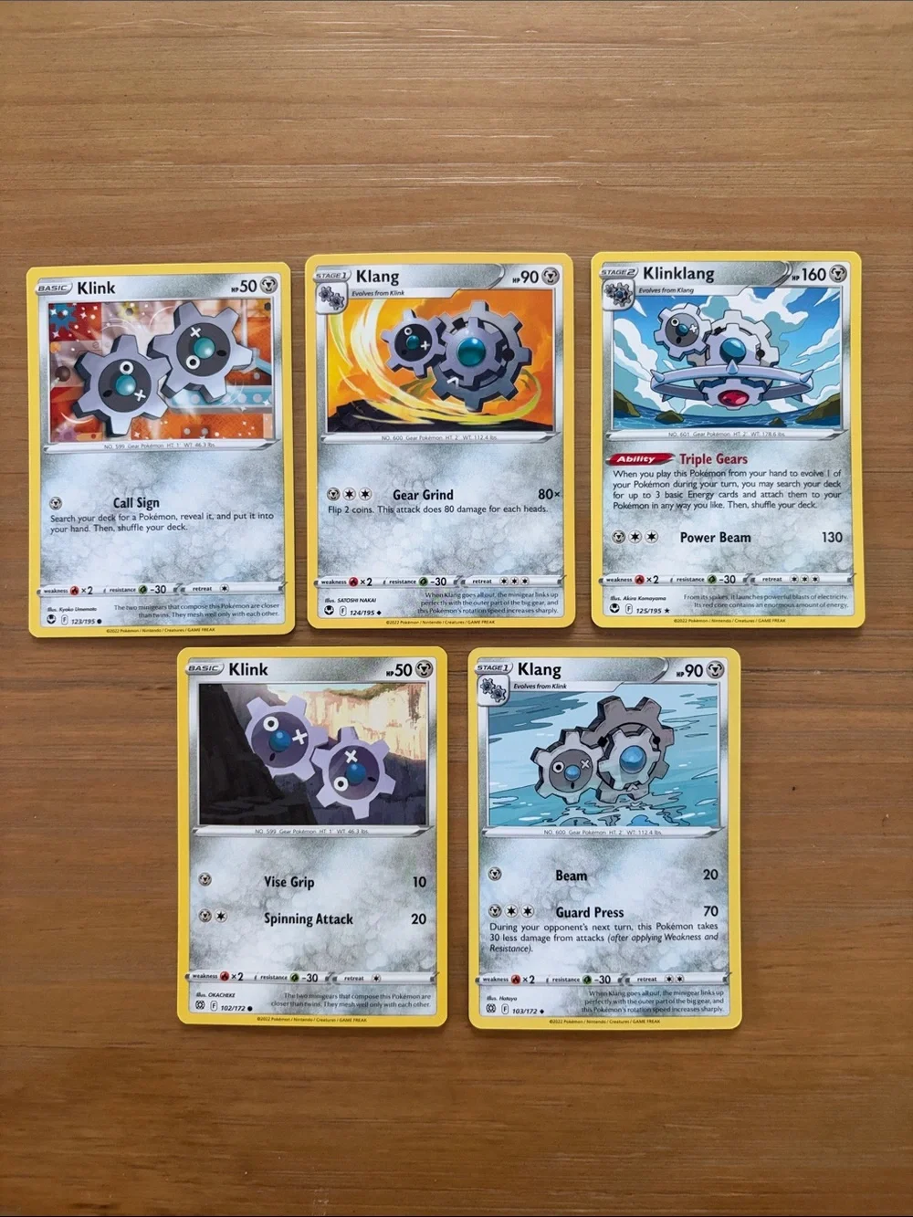 Klink, Klang & Klinklang Evolution Lot | Silver Tempest + Brilliant Stars |5/$25